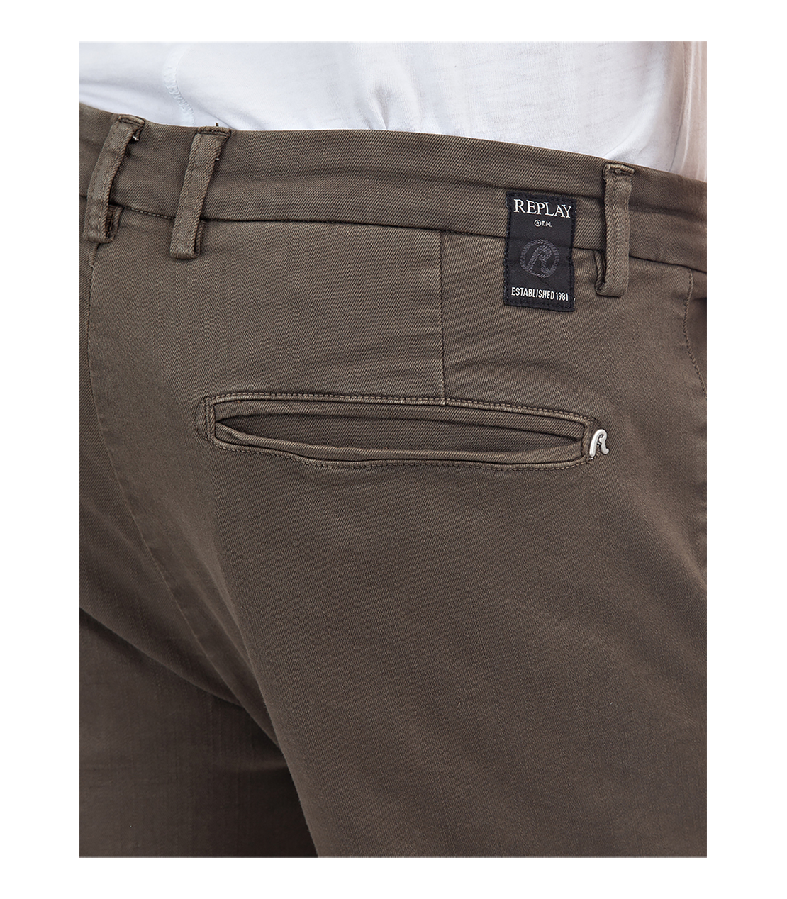 BENNI 10.5oz Hyperflex X-Lite スーパーストレッチ チノパンツ　 詳細画像 ディープマッド 8